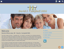 Tablet Screenshot of drdavidcampbell.com